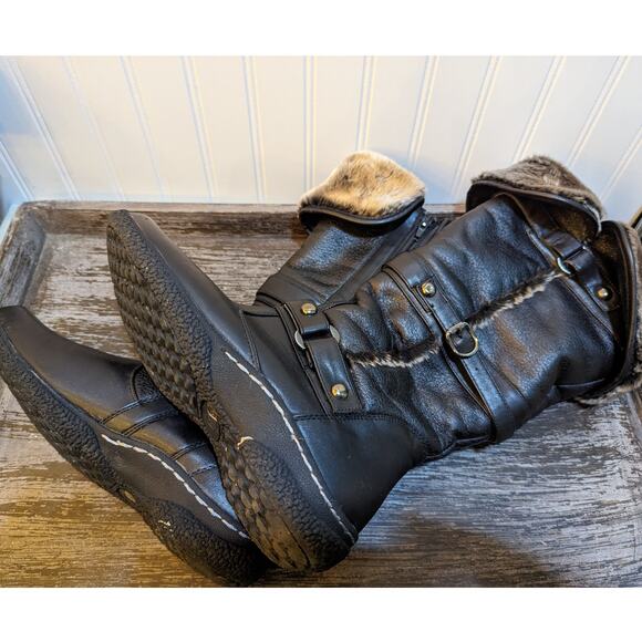 Wanderlust Women's Lined Zip Up Waterproof Gabrielle 2 Fashion Boots Size 8.5 - Picture 6 of 9